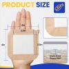 10 Pack Silicone Foam Dressing 4"x4" with Adhesive Border, High Absorbency Silicone Bandages, Waterproof Foam Bandages for Wounds Care, Bed Sore, Diabetic Foot Ulcers view 2