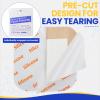 10 Pack Silicone Foam Dressing 4"x4" with Adhesive Border, High Absorbency Silicone Bandages, Waterproof Foam Bandages for Wounds Care, Bed Sore, Diabetic Foot Ulcers view 3