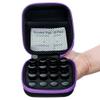 BCDHAMATE Peptide Vial Case for Fridge Storage - 16 Slot Organizer Holds 1-3ml Vials for Insulin, GLP-1, Peptides,Hard Shell Travel Case with Hand Strap (Purple Zipper) view 1