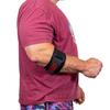 SERIOUS STEEL FITNESS Adjustable Compression Band for Elbow, Tendinitis, Golfers Elbow, Forearm, Knee Secure Hook Loop Strap (Small - 10"-12") view 1