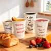 12 oz Coffee Cups Disposable White Paper Cups, 500 Pack BPA Free Leak Proof Hot Cups, 300GSM Thickened Disposable Cups,Unbleached Hot Cold Drink Cups for Everyday Home Office Coffee Bar Party Supplies view 4
