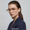 FEISEDY Aviator Blue Light Glasses for Men Women, Retro 70s Style Design TR90 Anti Glare Digital Eyestrain & Daily Wear B0284 view 2