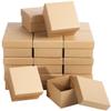 24 Pack Square Paper Mache Boxes, Small Kraft Gift Boxes With Lids, Diy Crafting Boxes For Jewelry And Painting view 2