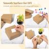 24 Pack Square Paper Mache Boxes, Small Kraft Gift Boxes With Lids, Diy Crafting Boxes For Jewelry And Painting view 4