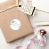100pcs Personalized Wedding Stickers, Custom Round Monogram Wedding Thank You Labels, Bridal Shower Decorations, Birthday Party Gifts, DIY Stickers, Sweet Bags Seals view 2