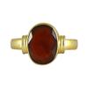 9.25 Ratti 8.60 Carat Lab Created Gomed Hessonite Ring Adjustable Ashtadhatu Angoothee-B07X8VVQMRNAMZ view 1