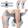 Adjustable Knee Booster Brace for Climbing, Running, Fitness Compression Knee Support for Men and Women, Breathable Spring Knee Sleeve for Outdoor Sports (grey) view 1