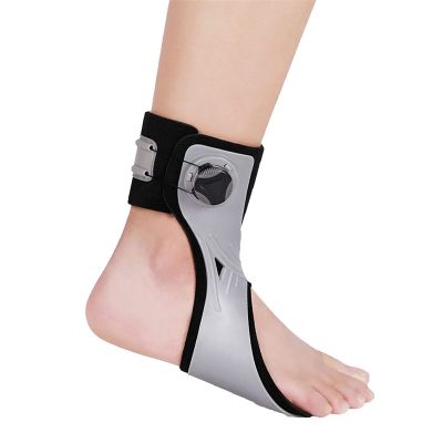 GAZOGJ Foot Drop Orthosis, Adjustable AFO Ankle Orthosis Splint Support, Drop Foot Brace Orthosis, for Foot Drop Plantar Fasciitis Achilles Tendonitis Recover, L,Left-M