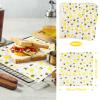 GeeRic 100 Pcs Wax Paper Sheets for Food, 12 * 12 Inch Bee Day Wax Paper Sandwich Wrap Deli Wraps, Oil-Proof Picnic Basket Liners with Bee Pattern for Memorial Day view 2