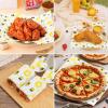 GeeRic 100 Pcs Wax Paper Sheets for Food, 12 * 12 Inch Bee Day Wax Paper Sandwich Wrap Deli Wraps, Oil-Proof Picnic Basket Liners with Bee Pattern for Memorial Day view 4