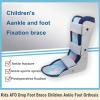 GAZOGJ Kids AFO Drop Foot Brace Baby Ankle Foot Orthosis Night Splint for Children Toddler Pediatric Strephenopodia Support Strephexopodia Splint,B left + B right,S,A Right-M view 2