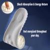 Gsohyim 4D Cloud Technology Insole: 4D 4D Insoles Acupoint Massage for Foot Pain Relief - Memory Foam Cushioning Steppers Soles for Sports Shoes 2 Pairs Black view 3