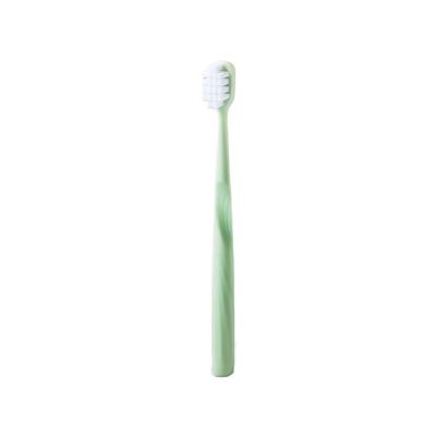 NSKQUFDNFKA Manual Toothbrush 1PC Adult Toothbrush Soft-Bristled Curved Arc-Shaped Brush Head BristleTooth Portable Packaging Brush(Green)