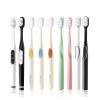 NSKQUFDNFKA Manual Toothbrush 1PC Adult Toothbrush Soft-Bristled Curved Arc-Shaped Brush Head BristleTooth Portable Packaging Brush(Green) view 2