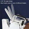 SICWEDIM Electric Toilet Seat Lift, Adjustable Toilet Seat Booster, with Lift Handle, Drying Function, Maximum Load 330lb, Plug in Elevated Toilet Assisted Standing with Remote Control view 3