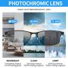 JOLLYNOVA Photochromic Progressive Reading Glasses Men,Half Rim TR90 Temples Blue Light Blocking Multifocus Computer Readers (Progressive/Variable Tinted Grey Color Lens, 2, Diopters) view 3