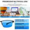 JOLLYNOVA Photochromic Progressive Reading Glasses Men,Half Rim TR90 Temples Blue Light Blocking Multifocus Computer Readers (Progressive/Variable Tinted Grey Color Lens, 2, Diopters) view 4