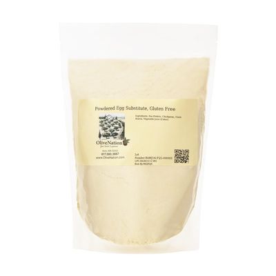 OliveNation Powdered Egg Substitute, Gluten Free - Shelf Stable All-Natural Plant-Based Egg Alternative for Baking, Cooking, Gluten Free, Soy Free Dry Powdered Pea Protein, Allergen Friendly (80.00oz)
