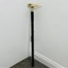 Antique Style Handle Hercule Poirot Swan Style Brass Walking Stick Gift Item 37 Inch view 2