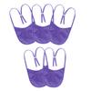 Ehucon Tracheostomy Neck Stoma Cover with Adjustable Strap,Breathable Laryngectomy Cover-Neck Trachea Protector for Tracheostomy Care (Purple-5Pcs, Small) view 1