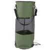 Qianjyvous Boat Trash Bag, Waterproof and Reusable Mesh Garbage Bag, Lightweight and Portable for Outdoor Activities, Easy to Clean, with Sturdy Buckle Strap Fixation (OD Green) view 1