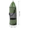Qianjyvous Boat Trash Bag, Waterproof and Reusable Mesh Garbage Bag, Lightweight and Portable for Outdoor Activities, Easy to Clean, with Sturdy Buckle Strap Fixation (OD Green) view 3