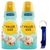 Cinnabon Classic Cinnamon Roll Liquid Coffee Creamer.- Two (2) 32 fl oz Bottles of Creamy Smooth Delightful Coffee Creamer and Candy Freezer Bottle Opener Keychain (Cinnabon Classic Cinnamon Roll) Keychain view 1
