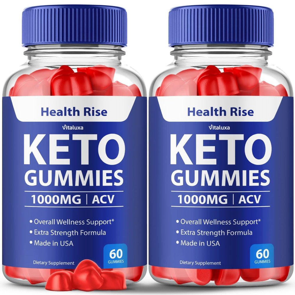 (2 Pack) Health Rise Keto ACV Gummies, HealthRise Apple Cider Vinegar Advanced Formula Supplement for Maximum Strength Support, Healthy RiseKeto Keto+ACV Premium Blend Gomitas Reviews (120 Ct)