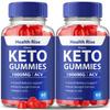 (2 Pack) Health Rise Keto ACV Gummies, HealthRise Apple Cider Vinegar Advanced Formula Supplement for Maximum Strength Support, Healthy RiseKeto Keto+ACV Premium Blend Gomitas Reviews (120 Ct) view 1