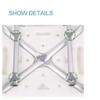 Heavy Duty Waterproof Bath Stool with Padded Armrests & Back, Adjustable Shower Chair for Seniors, Disabled & Elderly view 3