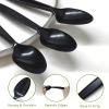 100% Compostable Spoons, 300 Disposable Spoons, Black No Plastic Spoons, BPA-Free Heavy Duty Disposable Utensils, Ecofriendly Compostable Cutlery for Party Wedding Picnic view 3