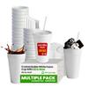20oz Foam Coffee Cups with Lids & Straws Disposable Insulated Styrofoam Cups for Hot & Cold Drinks Fits Dart 20J16 Lid To-Go, Office, Events [25100 Pack] (75 Pack - 20oz, 75.0, Count) view 1