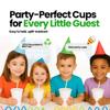 20oz Foam Coffee Cups with Lids & Straws Disposable Insulated Styrofoam Cups for Hot & Cold Drinks Fits Dart 20J16 Lid To-Go, Office, Events [25100 Pack] (75 Pack - 20oz, 75.0, Count) view 4
