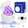 MySmile Dental Ultrasonic Retainer Cleaner Machine- 45kHz UV Denture Cleaner with 200ML Capacity for Aligner, Braces, Mouth Guard, Night Guard, Portable Dental Cleaning Pod with Digital Timer (White) view 1