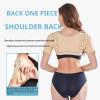 Arm Armpits Shaper Compression Zipper Sleeves Shapewear Posture Corrector Back Support Tops Post Surgery Slimmer Vest(Black,Medium) view 3