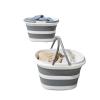 YWYMCRJLV Wheel Speed Sensor Home Foldable Laundry Bucket, Mop Bucket, Square Double Handheld Dormitory, Portable Storage, Multi Purpose Dirty Clothes Basket ABS Wheel Speed Sensor Front(Blue 16L) view 3