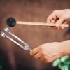 Vibration Tuning Forks Stainless Steel Tuning Device, Sound Instrument | 128 Hz ttherapy Collection Featuring Pouch, Activation Accessory Fork, Chakra Balancing Kit For Relaxation Healing view 2