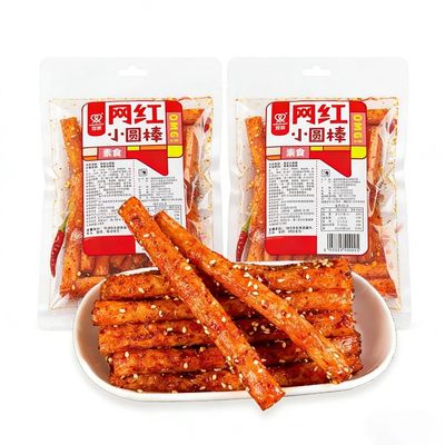 Fraunitsh Spicy Latiao Strips, 2 Pack Latio Sticks, Chinese Snacks, 62g/2.18oz per Pack