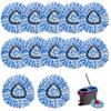 12 Pack Spin Mop Replacement Heads Compatible with Ocedar RinseClean 2 Tank System,Microfiber Mop Refill Heads for O Cedar Cleaning All Hard-surfaced Floor view 1