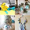 1-1/2 inch Peacock Blue Solid Satin Ribbon with Thank You Cards & Stickers,50 Yards Ribbon for Bows Bouquet,Gift Wrapping,Wedding,Floral Arrangement,Christmas Decorations view 3