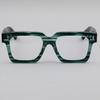 BETSION Thickened Acetate Reading Glasses Retro Square Eyeglasses Frames Men Women Full Rim Vintage (C4, 3.75, x) view 3