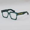 BETSION Thickened Acetate Reading Glasses Retro Square Eyeglasses Frames Men Women Full Rim Vintage (C4, 3.75, x) view 4