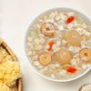 3 Flavors Freeze Dried Oats Tremella Soup Instant Food Quick Meal Nutritious Vegan Breakfast Easy to Make Hot Drink (Lianzi Baihe taste 10 packs) view 2