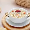 3 Flavors Freeze Dried Oats Tremella Soup Instant Food Quick Meal Nutritious Vegan Breakfast Easy to Make Hot Drink (Lianzi Baihe taste 10 packs) view 4
