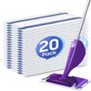 20 Count Disposable Mop Pads Refill for Swiffer WetJet Spray Mop - Wet Jet Mopping Pad Refill for Multi Surface Hardwood Floor Cleaning - Thickness & Absorbent view 1