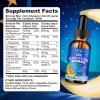 2 Pack Magnesium Glycinate Liquid for Kids - Magnesium Glycinate Drops with L-Theanine Omega-3, Vitamin B6, D3, Zinc - Support Sleep, Relaxation, Calm & Focus - Mixed Berry Flavor view 2