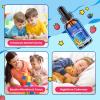 2 Pack Magnesium Glycinate Liquid for Kids - Magnesium Glycinate Drops with L-Theanine Omega-3, Vitamin B6, D3, Zinc - Support Sleep, Relaxation, Calm & Focus - Mixed Berry Flavor view 4