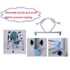 ZOCWJK Standing Walker Mobility Adjustment Walking Aid Adult Toilet Chair Brake Casters Save Space ( view 2