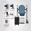 ZOCWJK Standing Walker Mobility Adjustment Walking Aid Adult Toilet Chair Brake Casters Save Space ( view 3