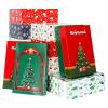 joyhalo 24 Pack 14.5" Christmas Gift Boxes with Lids for Presents, 6 Designs Gift Boxes Bulk,White Gift Wrapping Boxes for Clothes,Shirts,Robes,Sweaters and Socks view 1